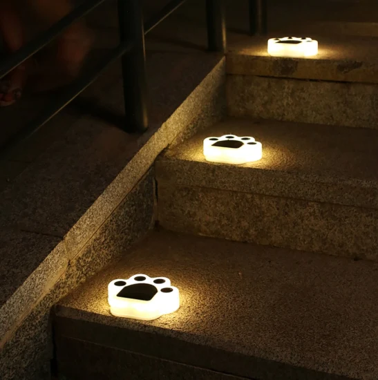 新デザインソーラー芝生ランプクマヤシランプ LED ソーラーガーデン地下照明クマの爪芝生ランプ防水ガーデンパスフェンスランプ